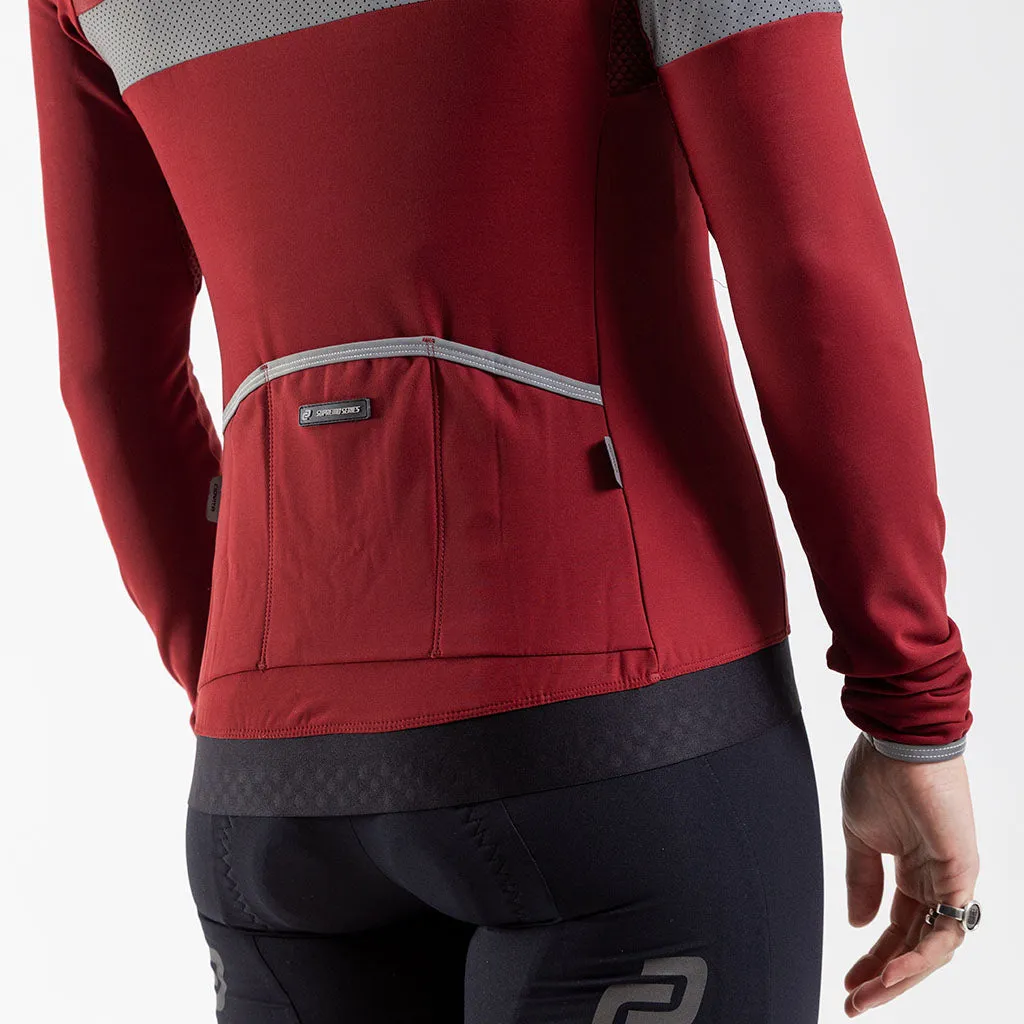 Women's Faro Cycling Jacket (Red)