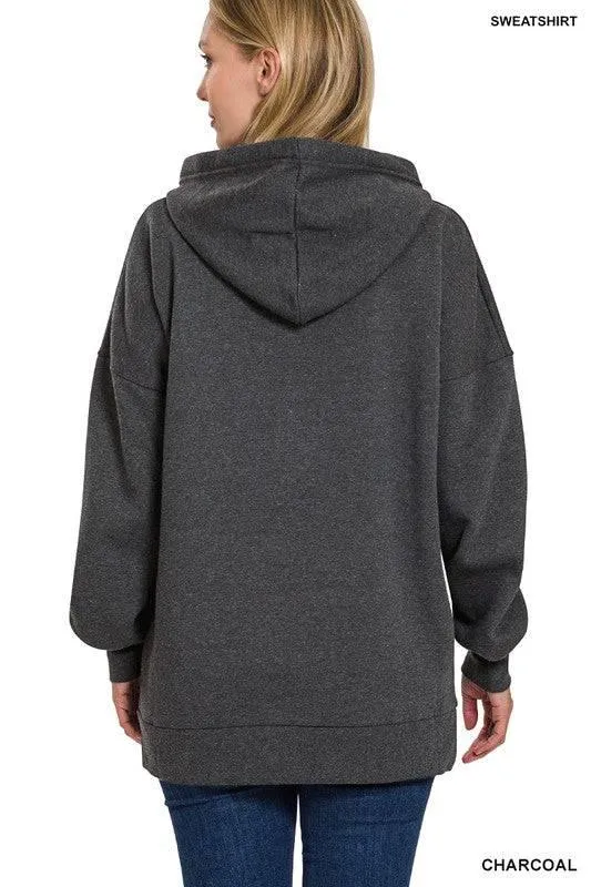 Zenana Loose Fit Hoodie